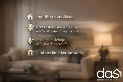 Se vende estupendo piso grande céntrico alquilado