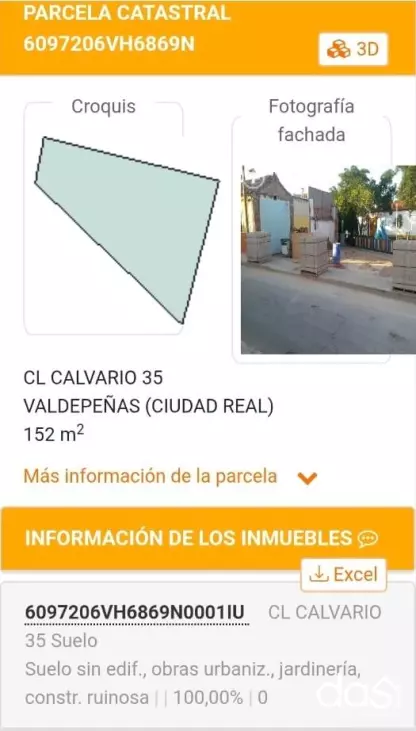Solar Urbano de 152m²: El espacio ideal para tu proyecto en Valdepeñas - Foto 5